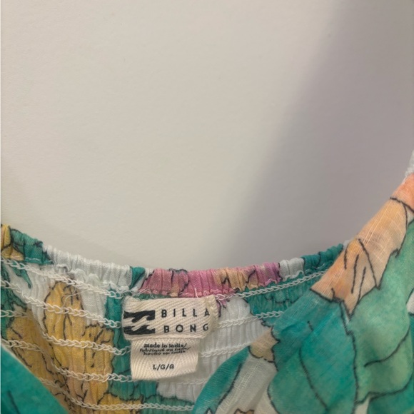 Billabong Floral Puff Sleeve Maxi Dress - Picture 8 of 8